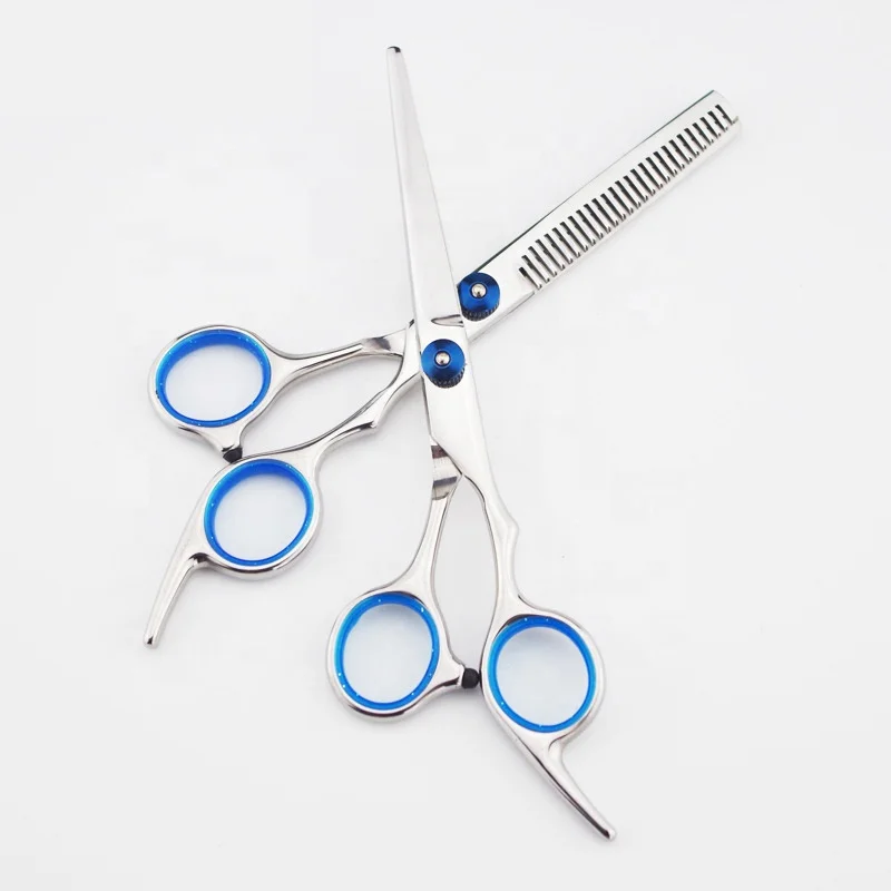  Professional razor edge salon barber 6' adjustable tension screw hair thinining scissors for