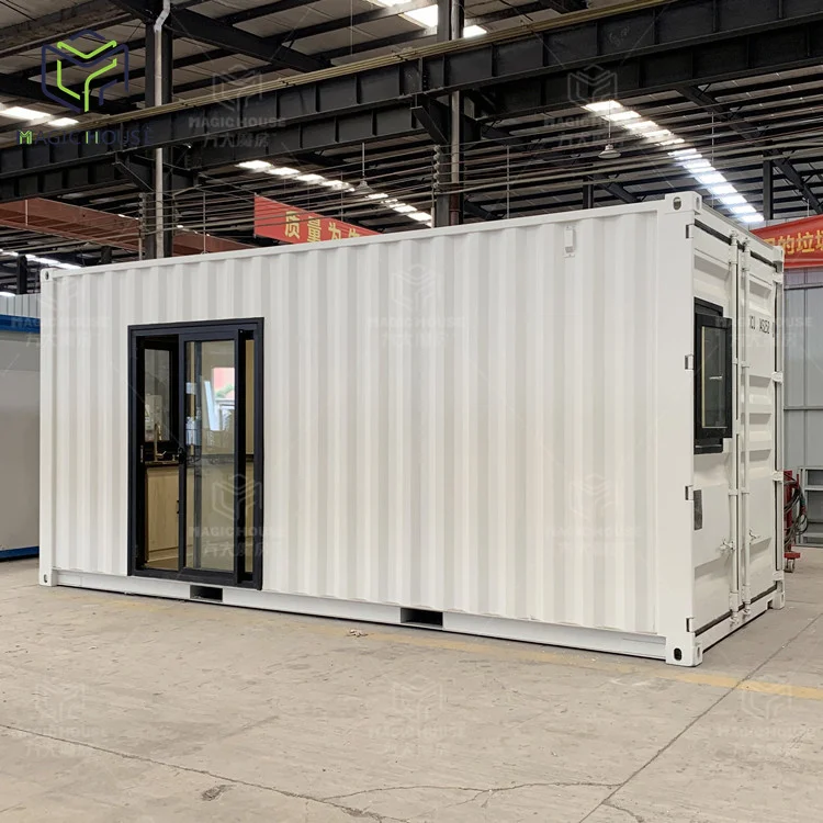 Compact Container Office US Standard 20HQ Office with Bathroom and Foldable Bed Container office with toilet