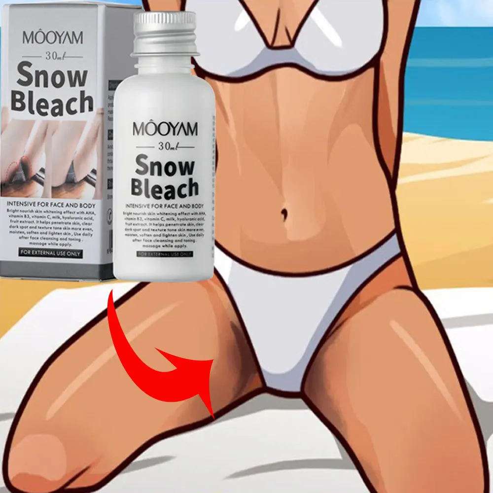 Fade the Black Whitening and Brightening Moisturizing Available for the Whole Body 30 ml MOOYAM Intimate Snow Bleach Lotion