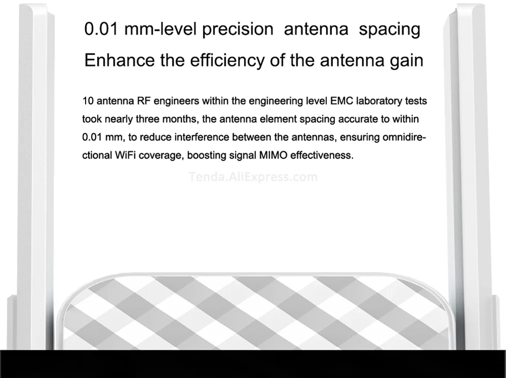 Tenda Repeater A9 Wireless Router Wireless Range Extender Wifi Signal Amplifier Repeater AP Receiving Launch Client+AP