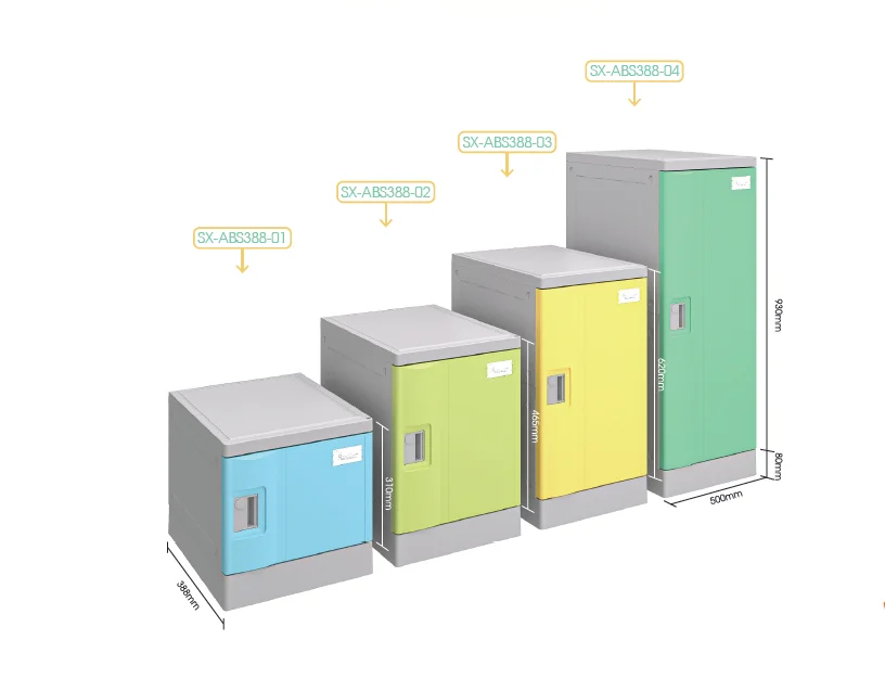 cheap school supermarket storage abs plastic lockers
