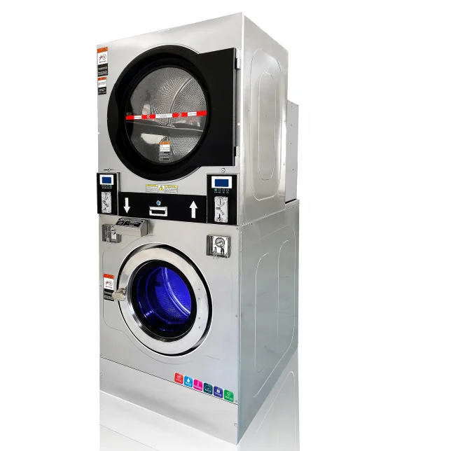 16kg combine Commercial Coin operated washer and dryer
