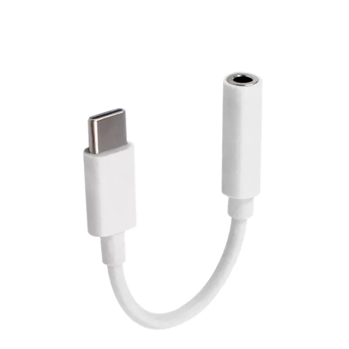 Wholesale  Headphone Adapter Type C To 3.5mm Earphone Jack Convertor Cable Type C Audio Adapter Converter