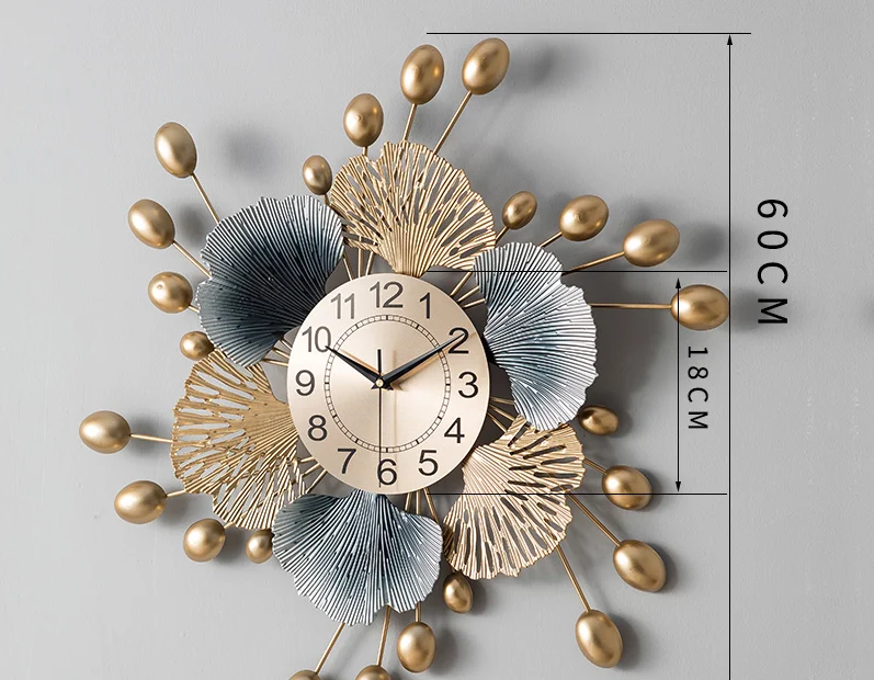 Bucks Home  Metal Art Decoration Metallic Iron Wall Clock Decoration Metal Wall Clock Manufacturer And Exporter