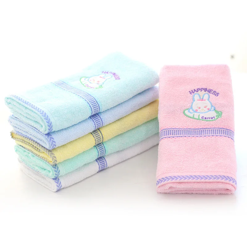 Factory Direct Sales Cotton Household Thickened Face Towel Wholesale Jacquard Soft Absorbent Face Towel