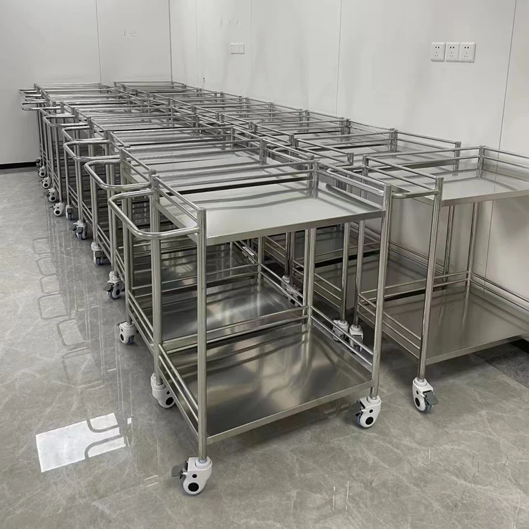 Stainless steel sample cart, activity vessel cart, 304 material handcart
