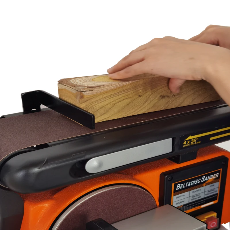 Allwin Multi functional 2 In 1 combo benchtop sander DIY 150*100mm bench belt disc sander