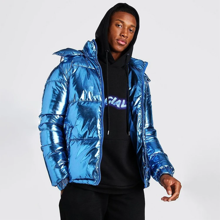 Custom Regular Bubble Puffer Jacket Men Puff Winter Jacket Coat