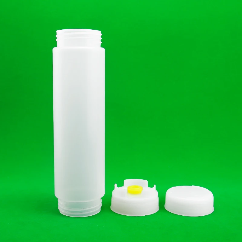 8oz 12oz 16oz 24oz 32oz Food Grade Plastic Ketchup Bottle Squeeze Bottle for Sauce