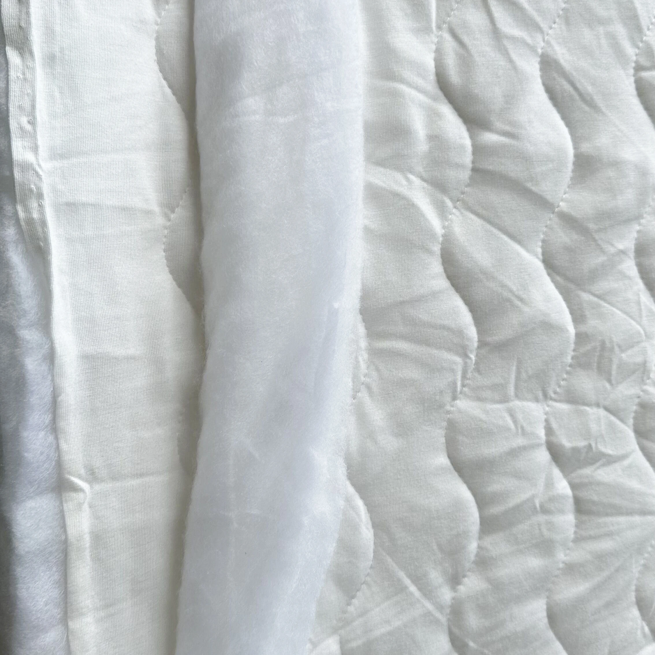 Quilted fabric Filling Quilt baby sleeping bag Padding On Fabric Spray Bonded Cotton Polyester Wadding Fiber