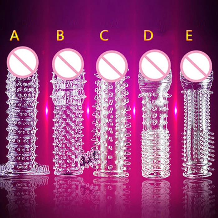 
Hot selling crystal condom different models for crystal condom penis sleeve wholesale price of crystal silicone condom for male 