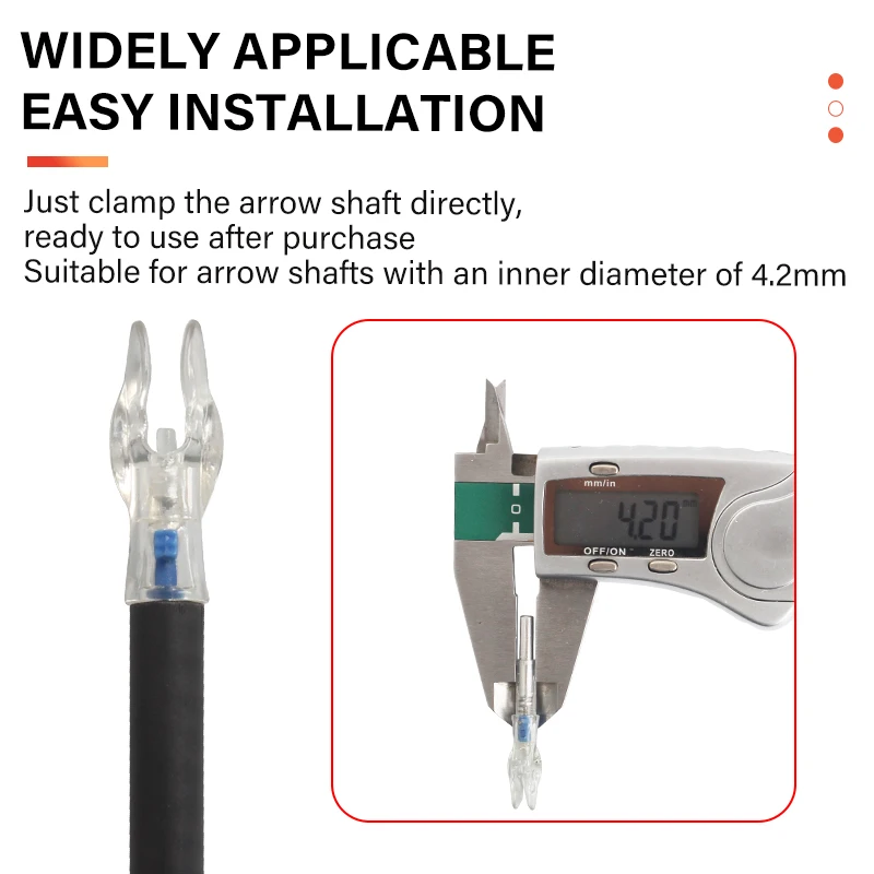 SPG Archery Arrow Nock Lighted LED Automatically Replaceable Batteries 3 Pack Hunting Fit ID 4.2 mm Pins Pure Carbon Arrow Shaft