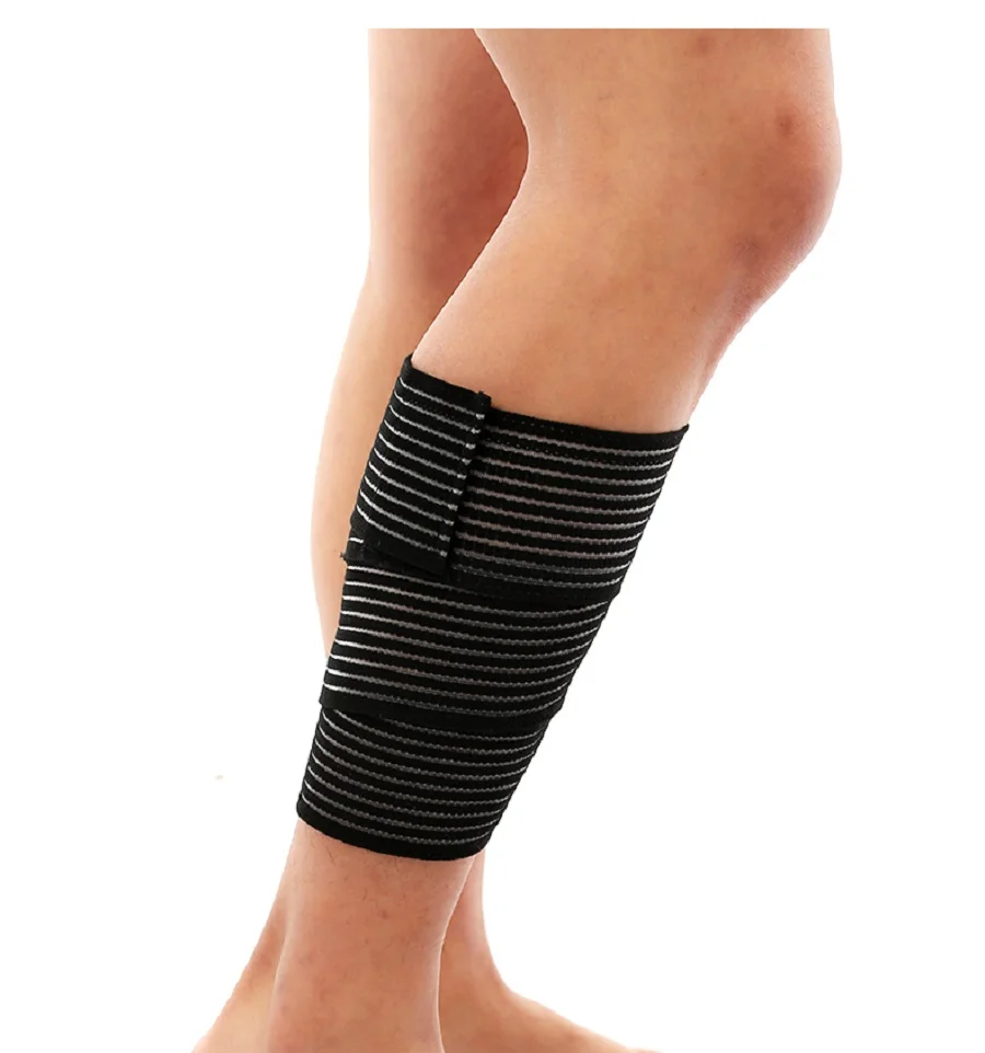 New Listing Flexible Comfortable Thin Sports Protection Calf Leg Elastic Wrap Brace