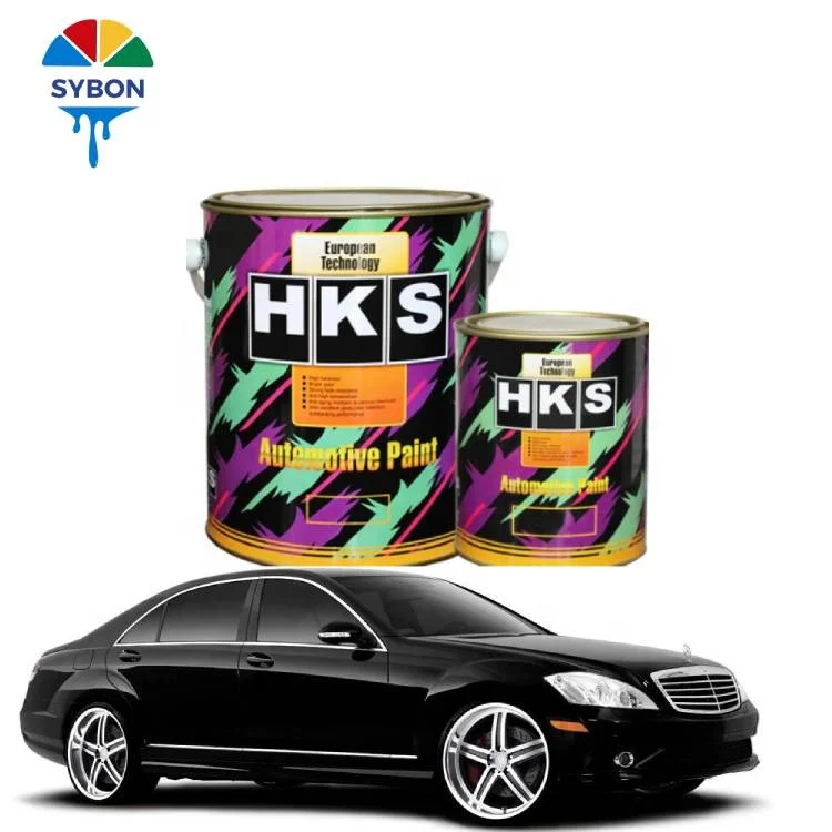 Оптовая продажа краска для автомобиля фабрика HKS хорошая автомобильная 2K чистый черный