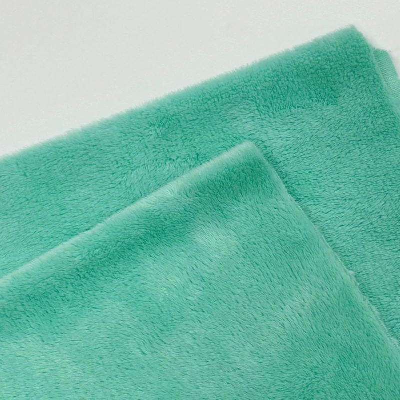 hot sale long plush fabric velvet polyester fabric animal toys plush custom toys blankets for animal toys