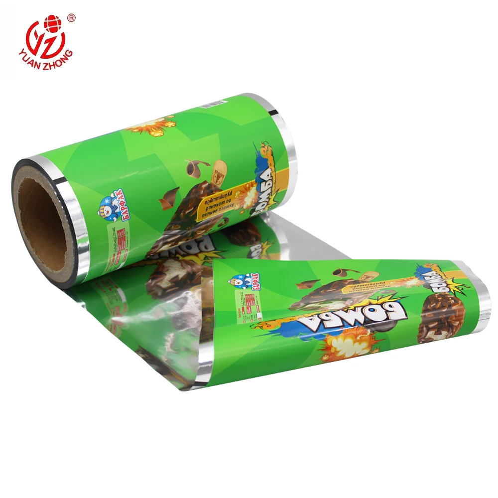 Hot Sale Moisture Proof Mopp/Vmpet/Pe/Vmcpp Custom Size Bag For Food Package Aluminum Foil Film For Ice-cream