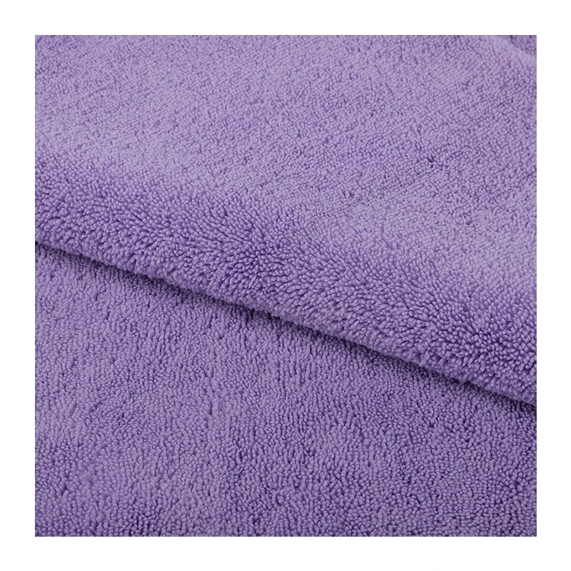 Factory Production Hotel Luxury Soft Skin Friendly Household Polyester Cotton Microfiber Terry Cloth Fabric