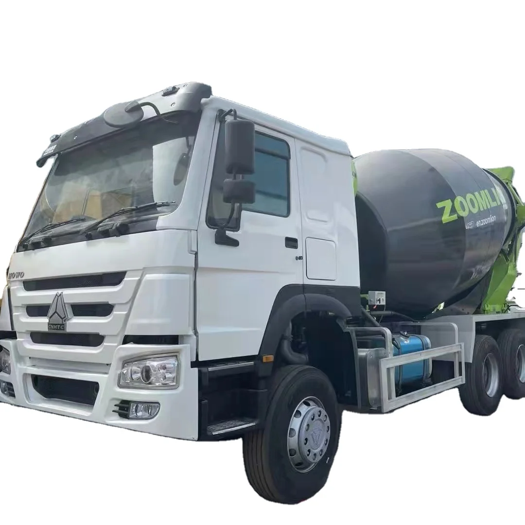 The factory supplies China National Heavy Duty Truck 12 square concrete mixer truck used tank mixer
