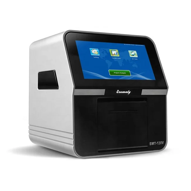 Portable veterinary dry chemistry analyzer automatic biochemical analyzer with reagent disk