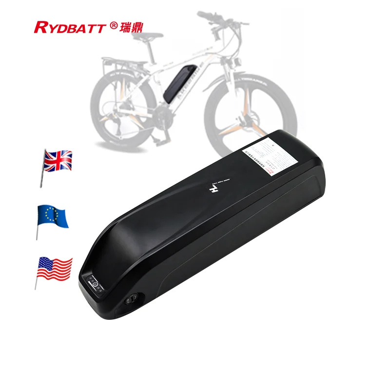 Ryder 36V 10Ah 13Ah 17.5Ah 20Ah Customized Electric Bicycle Lithium Battery Packs Hailong Case