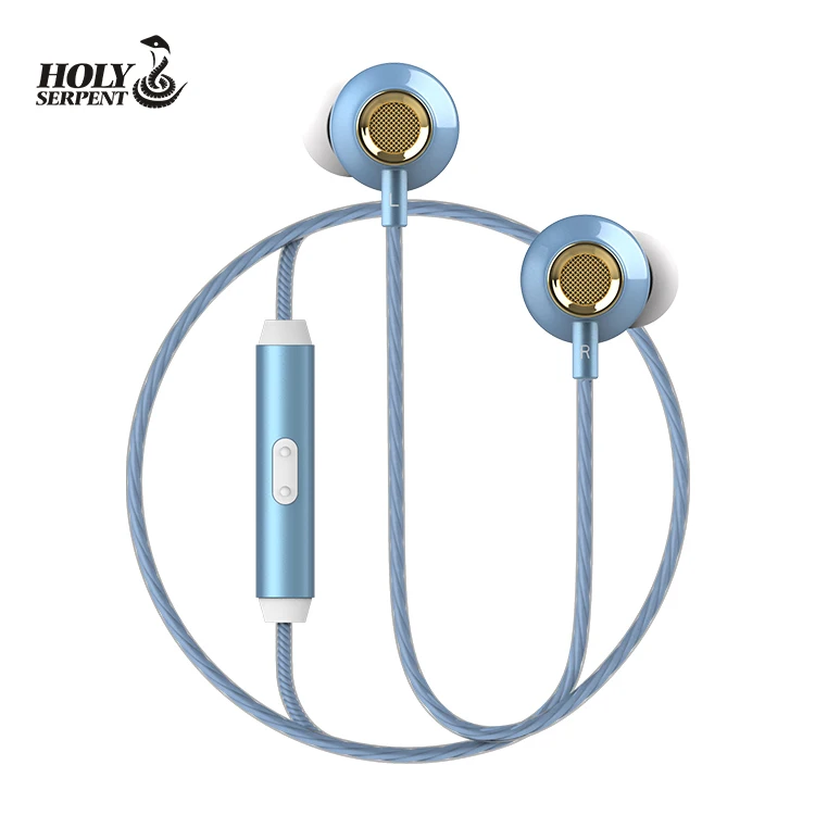 
Лидер продаж 2021, наушники-вкладыши 24 Ом Hi-Fi и наушники H7, металлические проводные наушники с микрофоном Zhongshan Holyserpent 