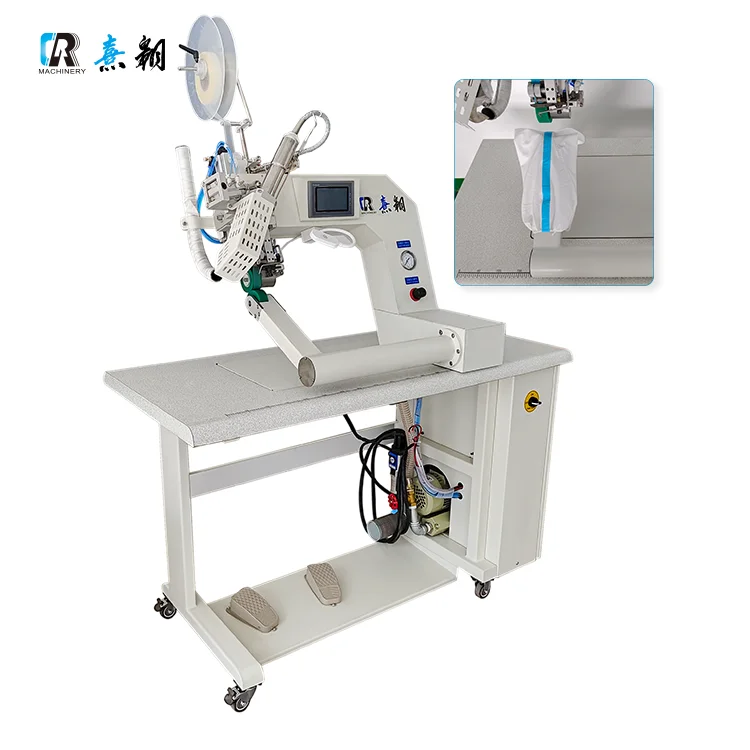 High Quality PLC Control Program Digital Screen Display Hot Air Tape Seaming Sealing Machine