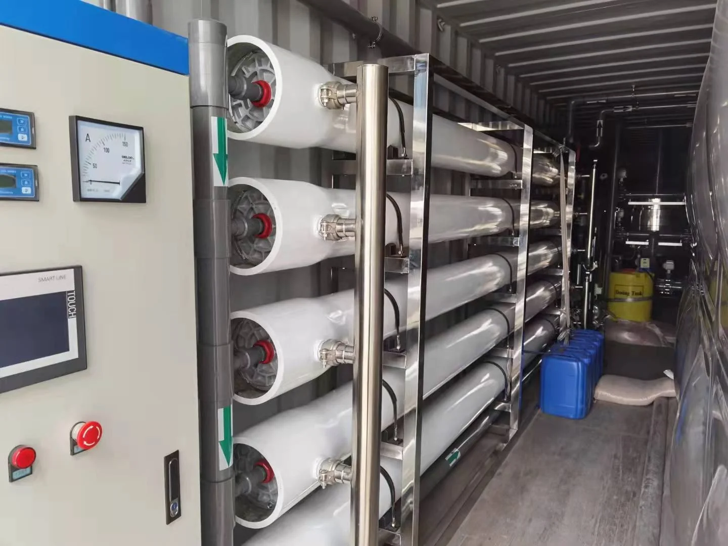 250LPH water sistema de smosis inversa to remove manganese and iron RO reverse osmosis water filter system with ozone generator