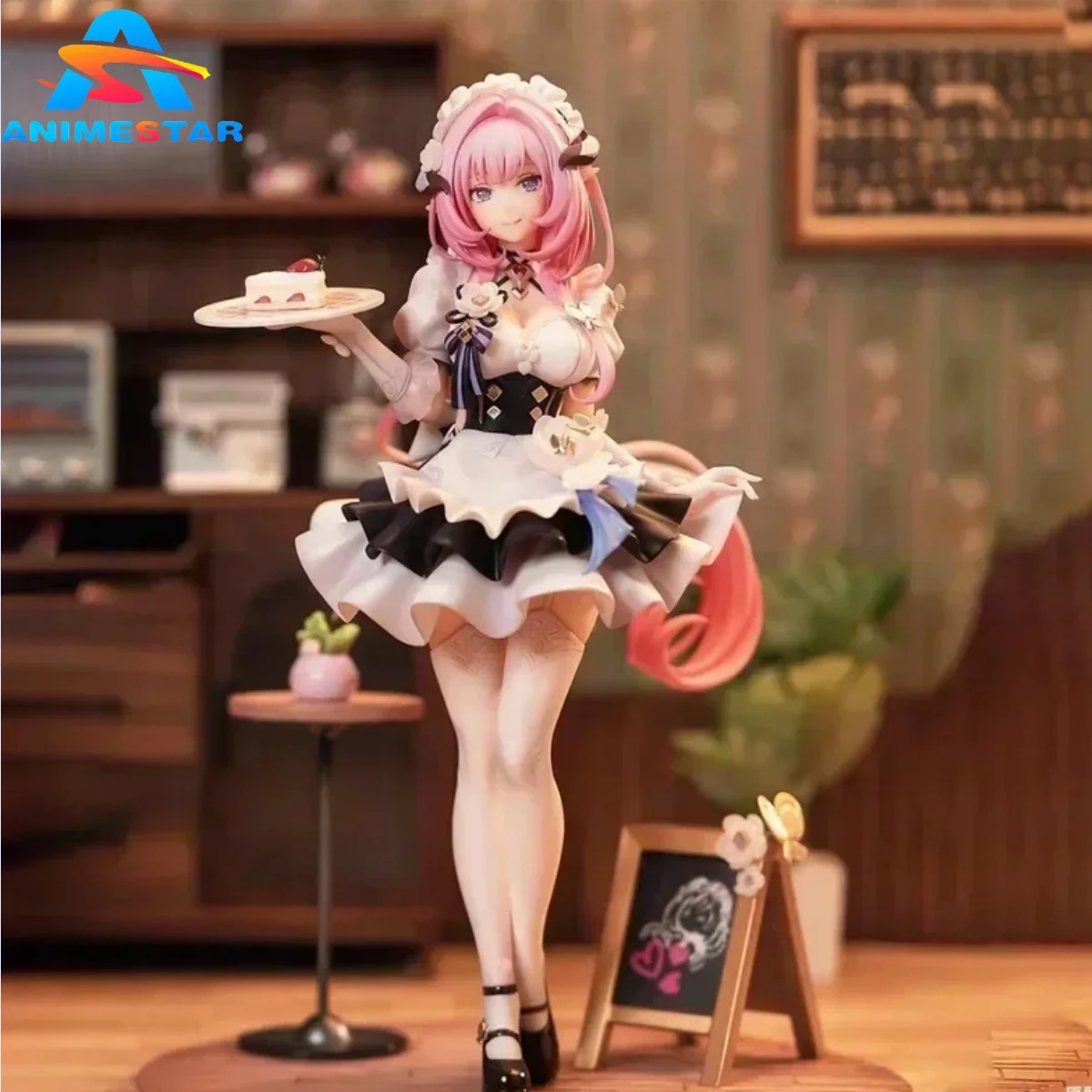 Wholesale Anime Game Honkai Impact 25cm Elysia Cartoon Anime Statue PVC Action Figure Doll Collection Toys Gift for Kids