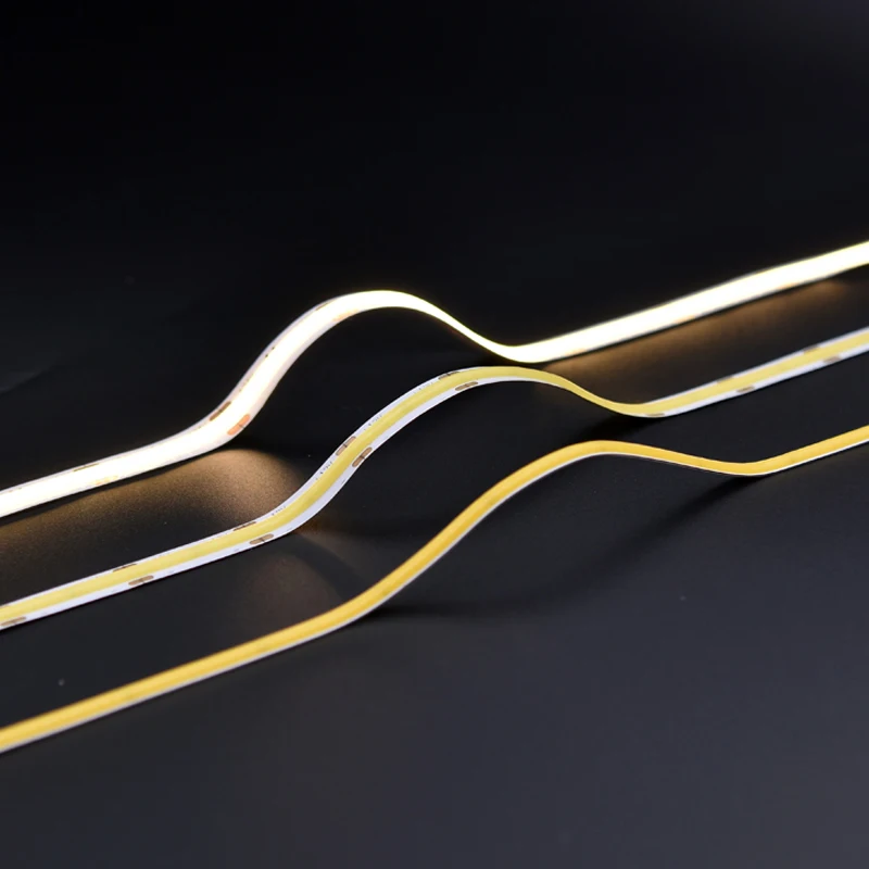 Flip Chip On Flexible Board 24v 2700k 3000k 4000k 6000k White Silicone Tube Flexible Fob Cob Led Strip