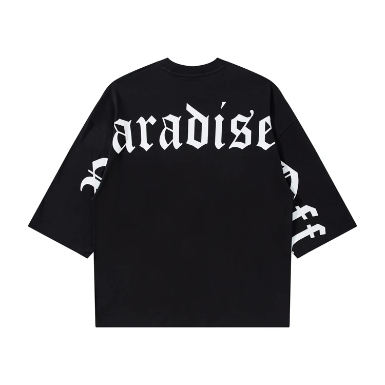 Wholesale Screen Printed Tshirt Oversized Boxy Drop Shoulder T Shirts