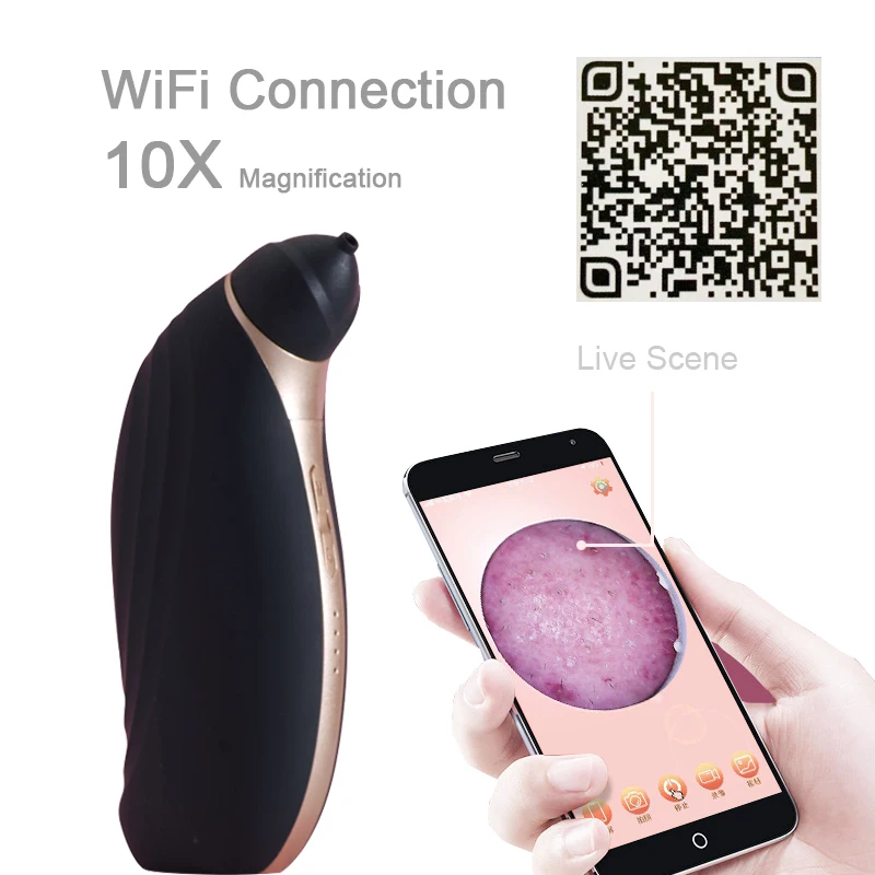 
Visual HD Pore Cleaner Blackhead Suction Facial Comedo Acne Extractor Wifi Visible Blackhead Remover With Camera 