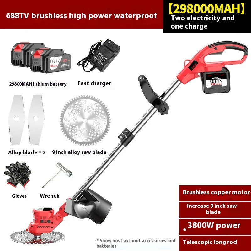 Manufacturer Price	electric lawn mower lithium battery	small lawn mower	Multifunctional agricultural household weeding machine