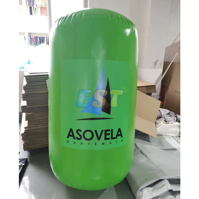 Surface marker buoy cylinder water race marker inflatable water buoys floating buoy for swim