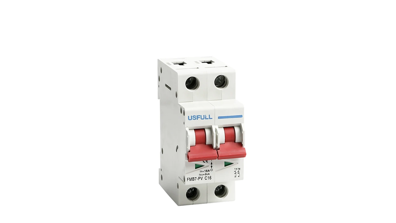 
FMB7 PV-63 IEC60947 15 amp 20 amp 50 amp 63a 3p 12v 24v 250v 500v 1000v mini circuit breaker dc mcb 