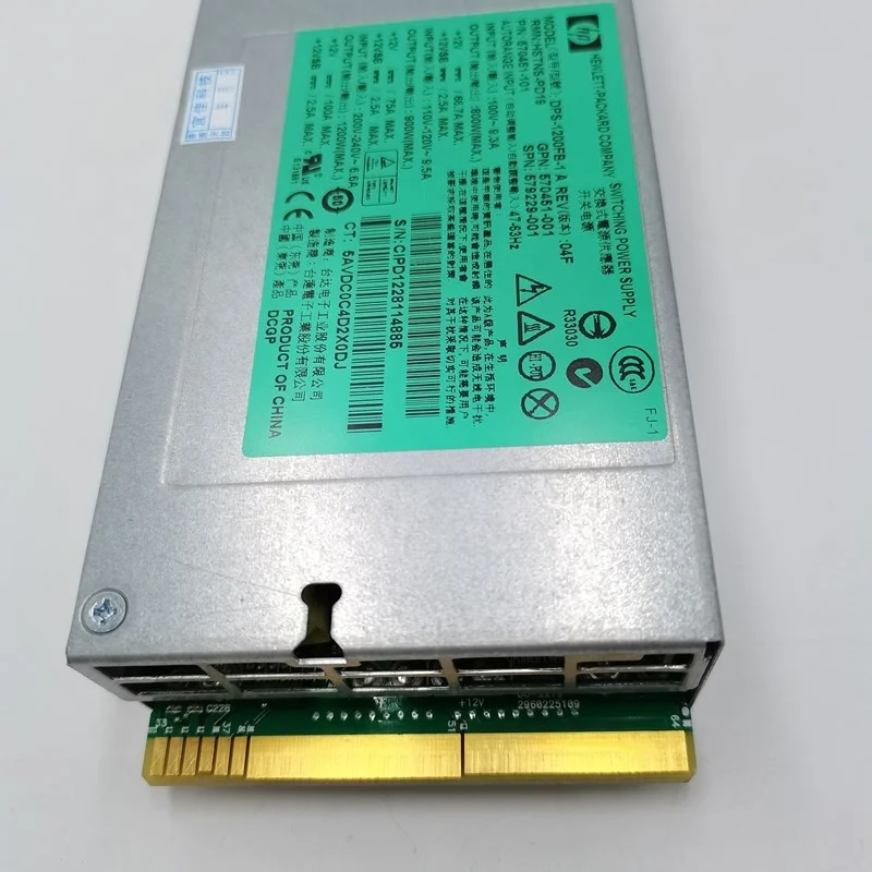 
Shenzhen Cheap DPS-1200FB A Platinum 1200 Watt Server Power Supply for GPU Open Rig Mining Ethereum Antminer D3 