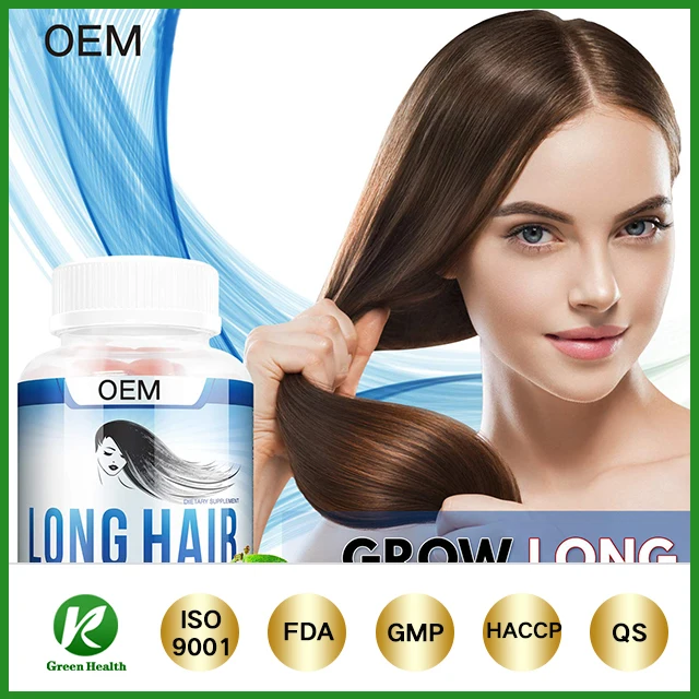 Hotselling Dietary Fiber Vitamin Heart shape Mix Berries Long Hair Vitamin growth Gummies