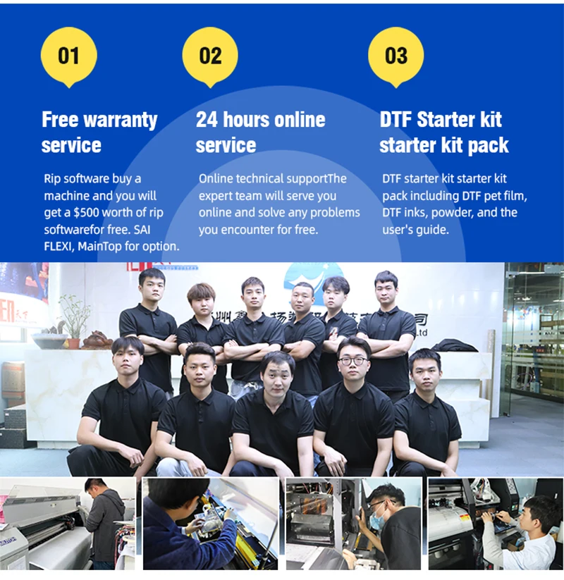 Free Replacement Parts Sublimation Press Printer Digital Flex Banner Printing Machine With i3200 Printhead