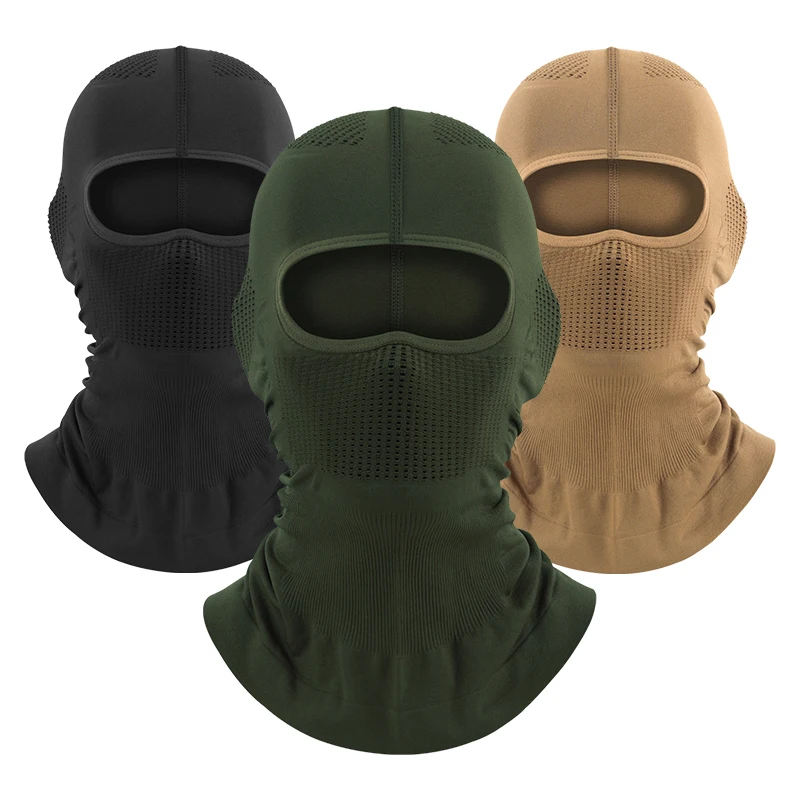 JAKIJAYI High Quality Unisex Custom Style Ski Mask Motorcycle Full Face One Hole Balaclava Outdoor Wind-Prood Hat for Men Women