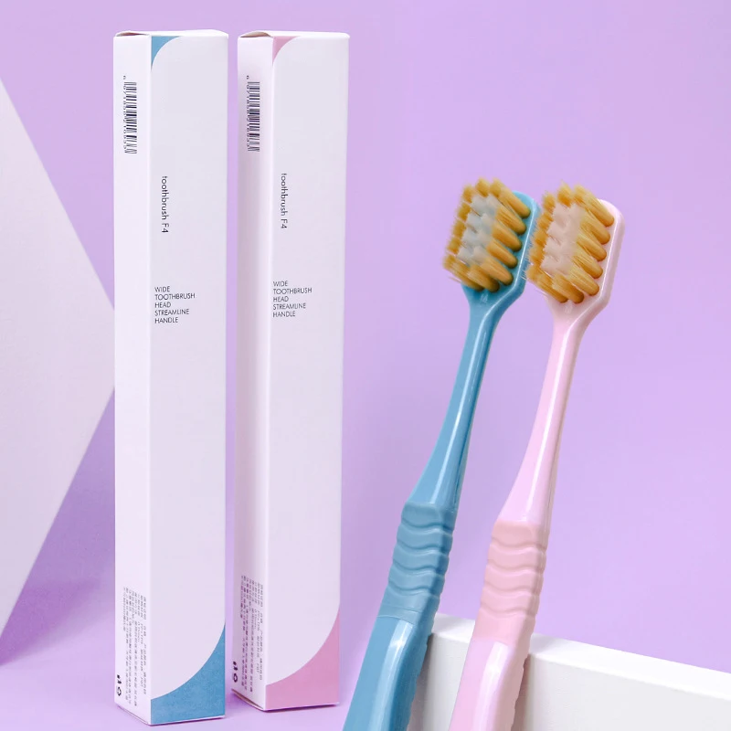Custom Cheap Manual Adult Toothbrush Manufacturer Production Line adult Toothbrushes with wide head