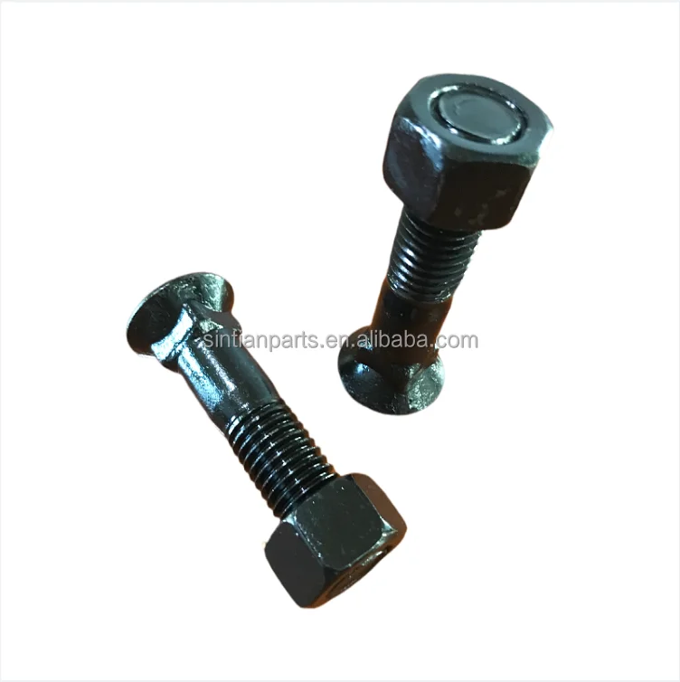 40Cr Material 12.9 Grade Excavator and Crawler Bulldozer Sprocket Plow Bolt and Nut 4F3658/4K0367 With Size 5/8X3