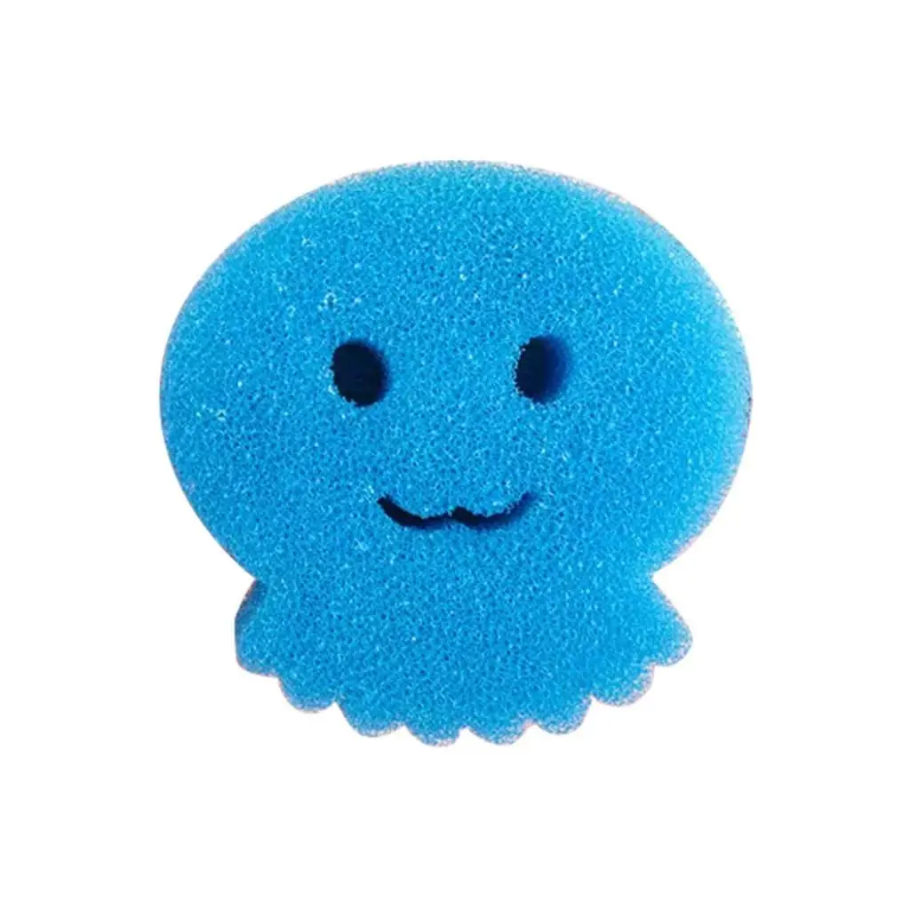 Custom Design Eco-Friendly Scratch-Free Deep Cleaning Temperature Controlled Octopus Magic Cleaning Sponge For Kitchen