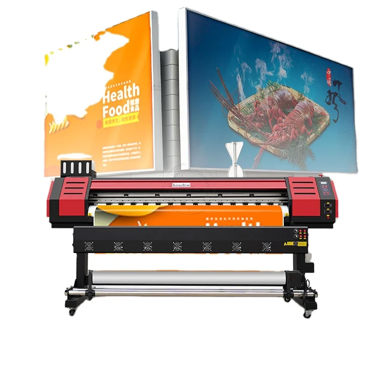 70sqm/H Dx5 XP600 1.6m 1.8m 3.2m Plotter Large Format Poster Canvas Vinyl Wrap Printer Eco Solvent Printing Machine