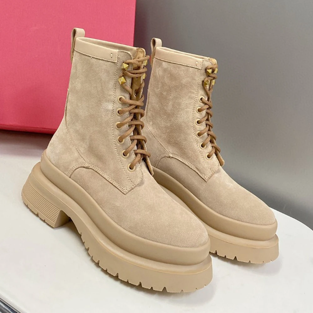 Wholesale business Soft Suede Ankle Boots for Women Designer Sneaker luxury shoes