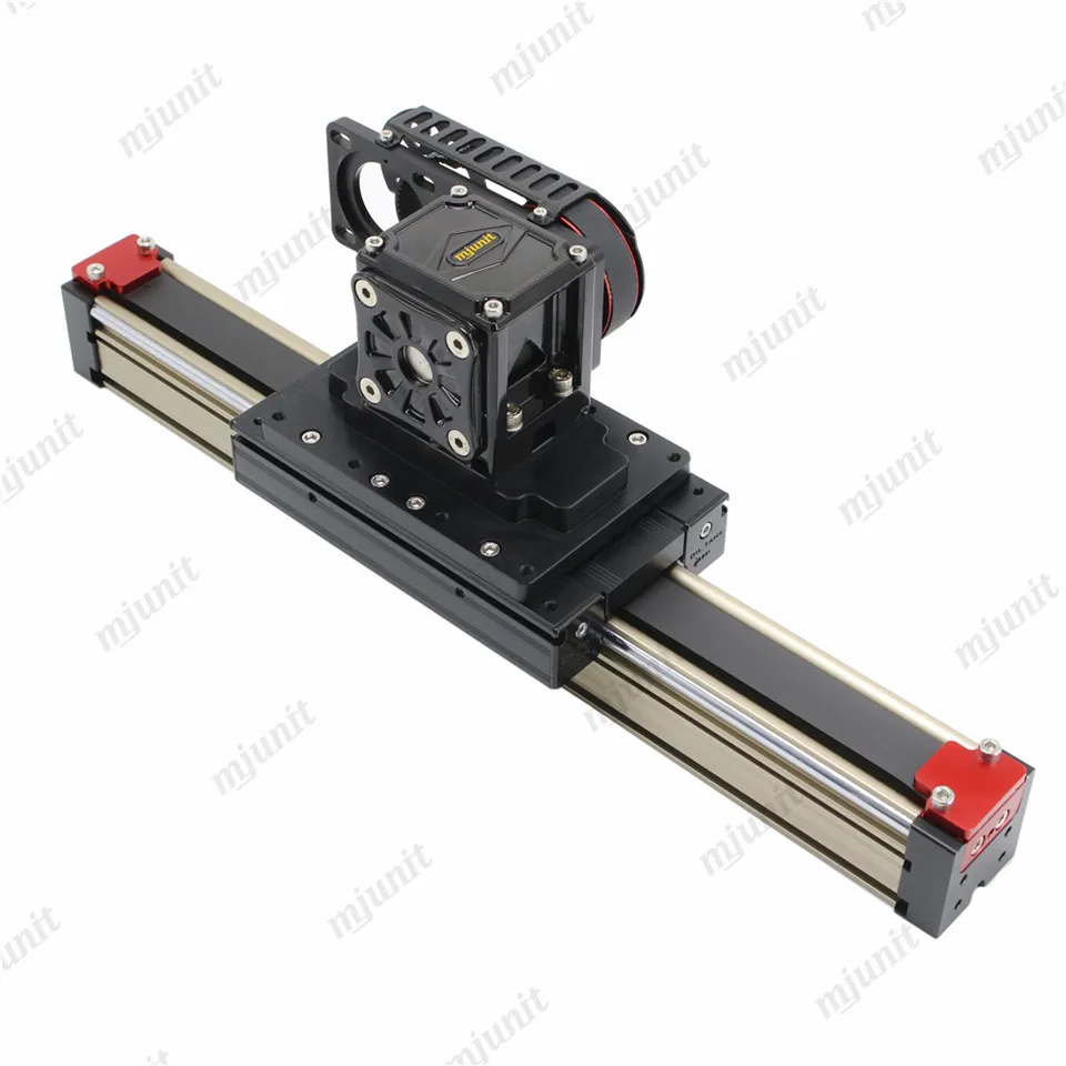 mjunit 2 axis XZ gantry truss manipulator loading and unloading palletizing handling robot linear synchronous belt to reset slid