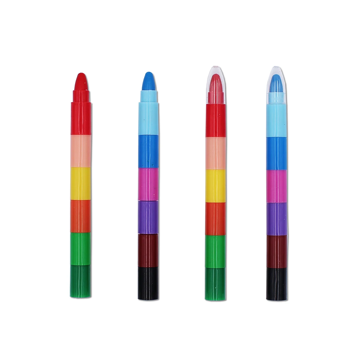 Back To School Novelty Block Crayon Stackable Crayon For Kids