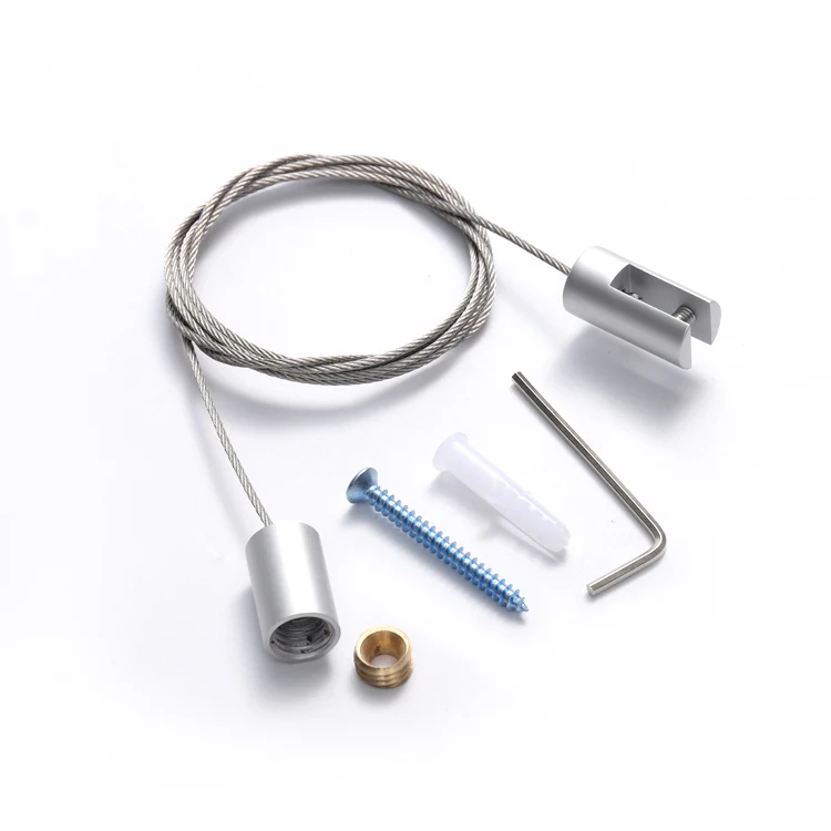 Linkway Ceiling Wire Sign Attachment Stainless Steel Wire Cable Sign Hanger Rod Cable Display Systems