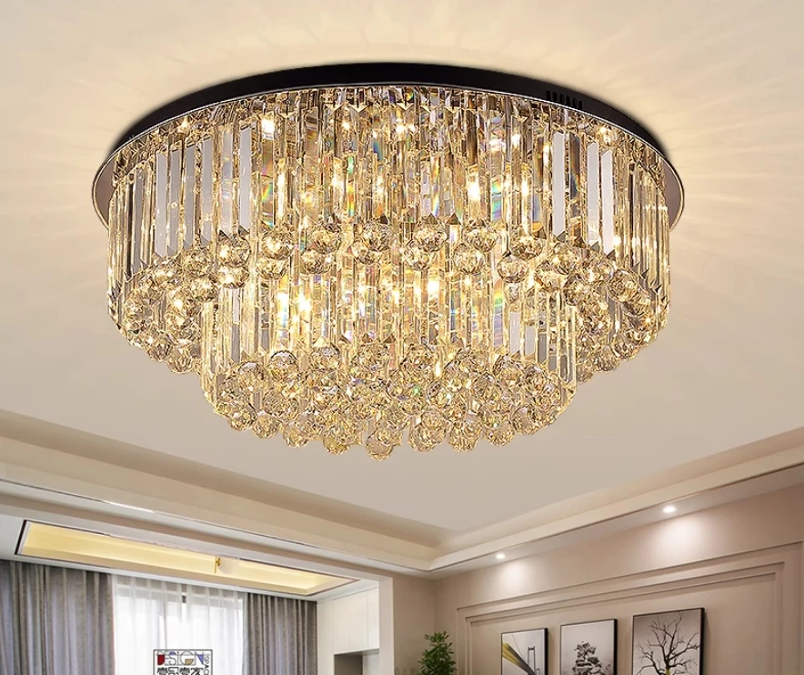 JYLIGHTING  crystal celling light bedroom ceiling lamp luxury crystal led ceiling lamp