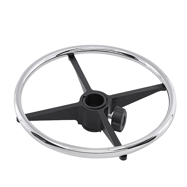 Aluminum polished Office Commercial Chair Foot ring chair base Lab office chair accessories