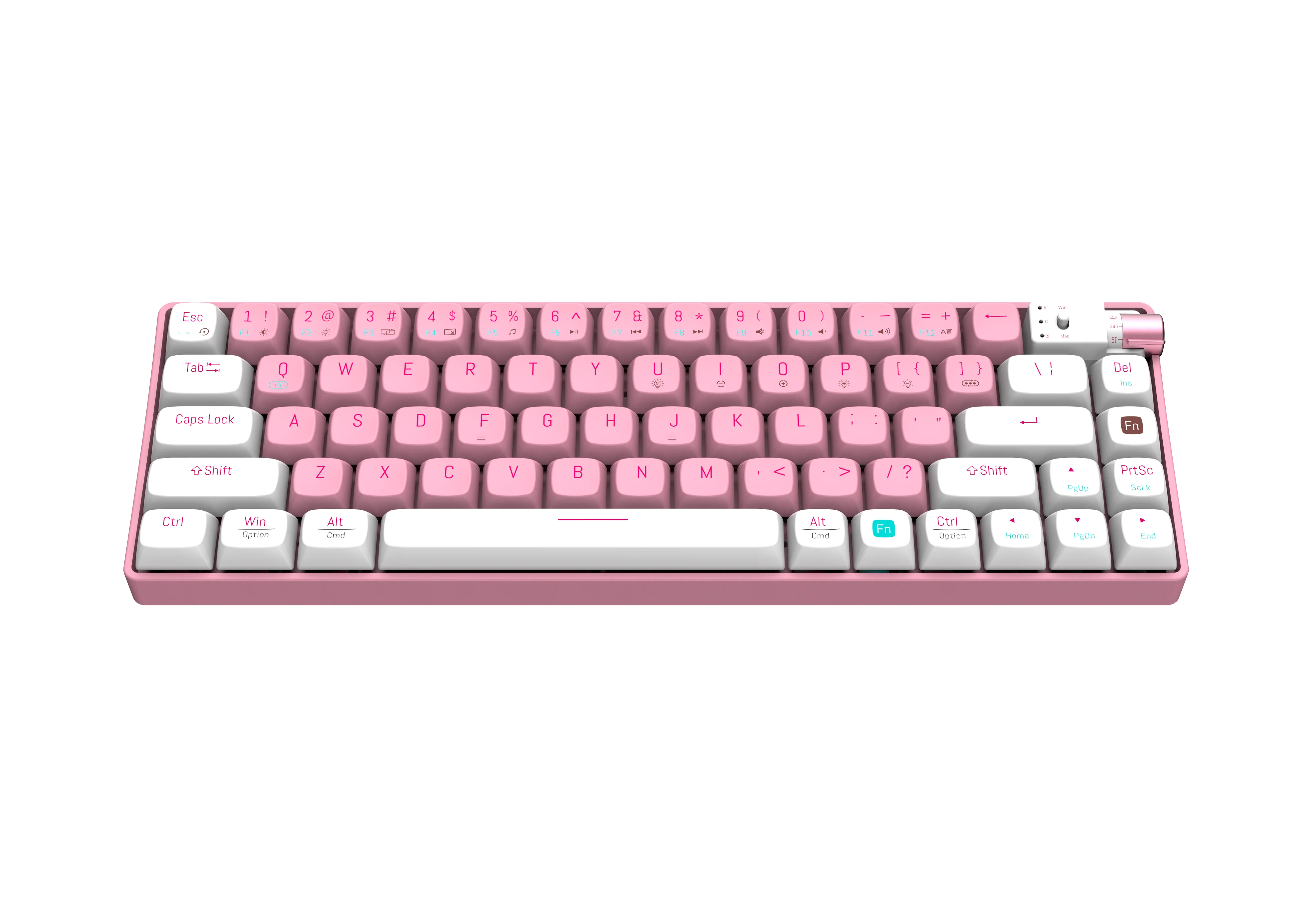 Mechanical Gaming Keyboard, with Quick-Response Switches and Multimedia Control for PC and Desktop Computer Wireless Keyboard
