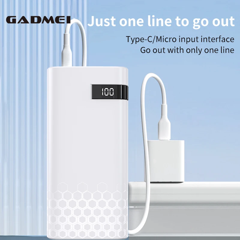 ROHS CE PSE Certificate Custom Logo Mobile Power Bank 20000mAh Digital Display  Powerbank 10000mAh